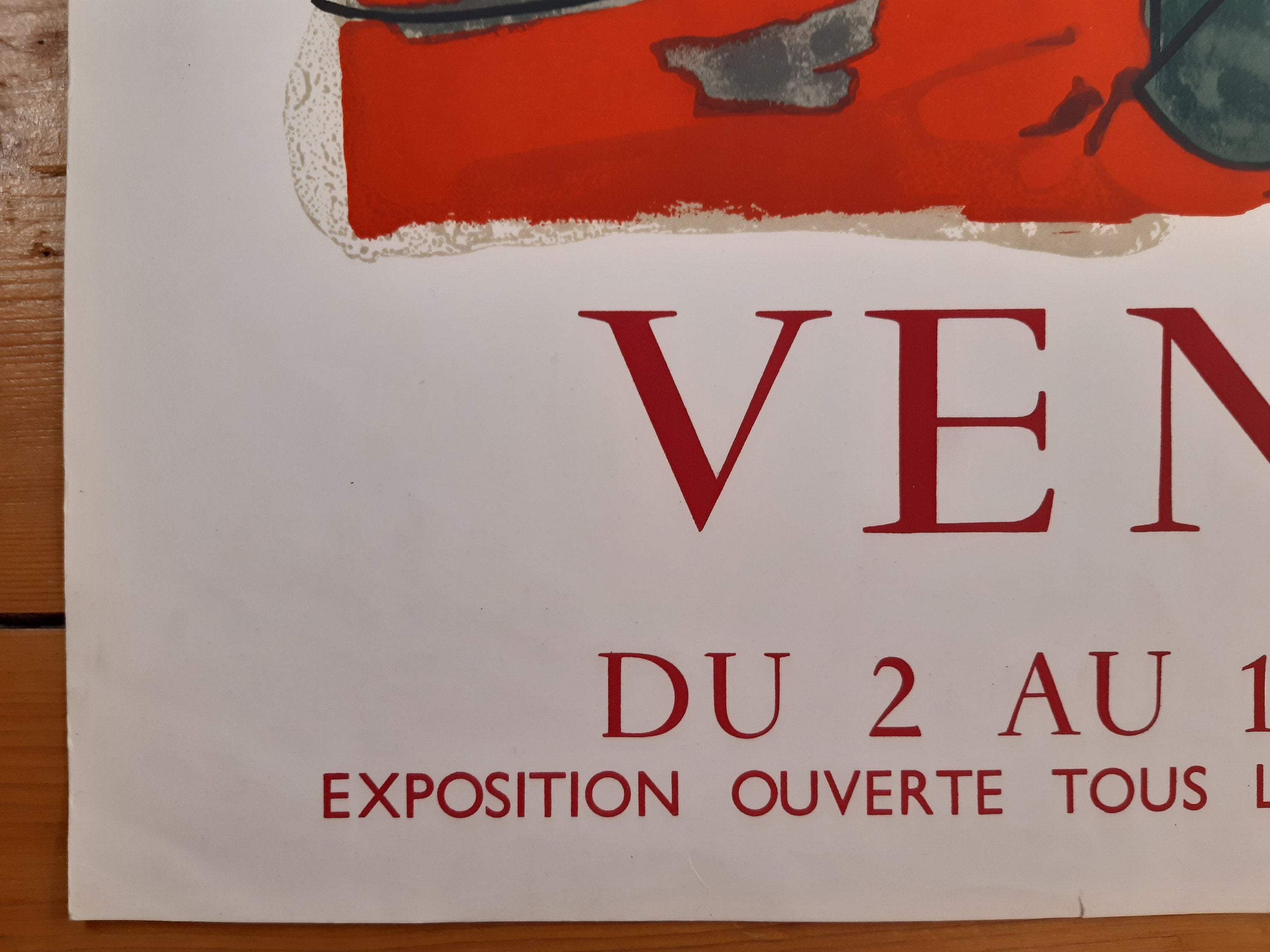 Claude Venard Original-Kunstplakat – 51,2×76cm (20.2"×29.9")