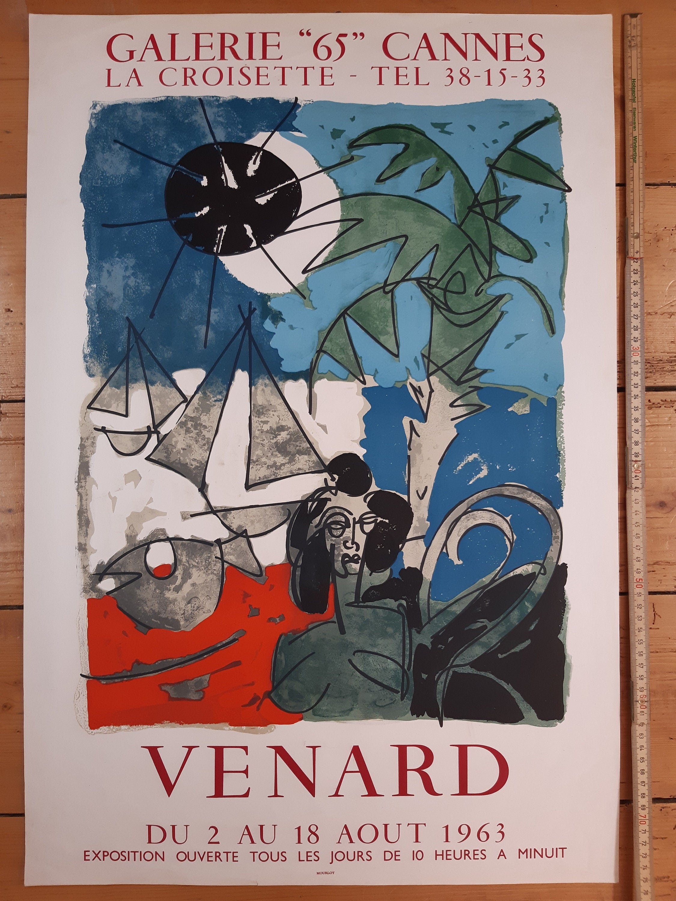 Claude Venard Original-Kunstplakat – 51,2×76cm (20.2"×29.9")