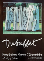 Jean Dubuffet original art poster - 19.7"×27.6" (50×70cm)