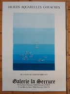Galerie la Serrure original art poster - 19.7"×27.6" (50×70cm)