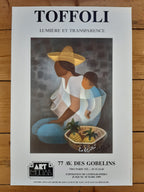 Louis Toffoli original art poster handsigned - 16.5"×24.4" (42×62cm)