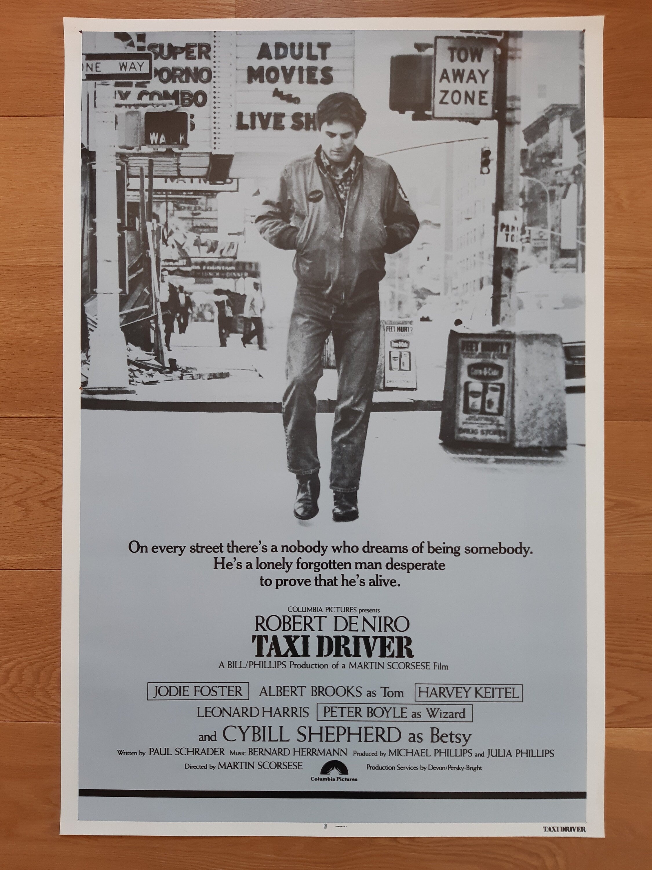 Taxi Driver Filmposter Vintage-Nachdruck – 26.6"×40.2" (67.5×102cm)