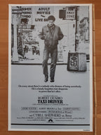 Taxi Driver Movie poster vintage reprint - 26.6"×40.2" (67.5×102cm)