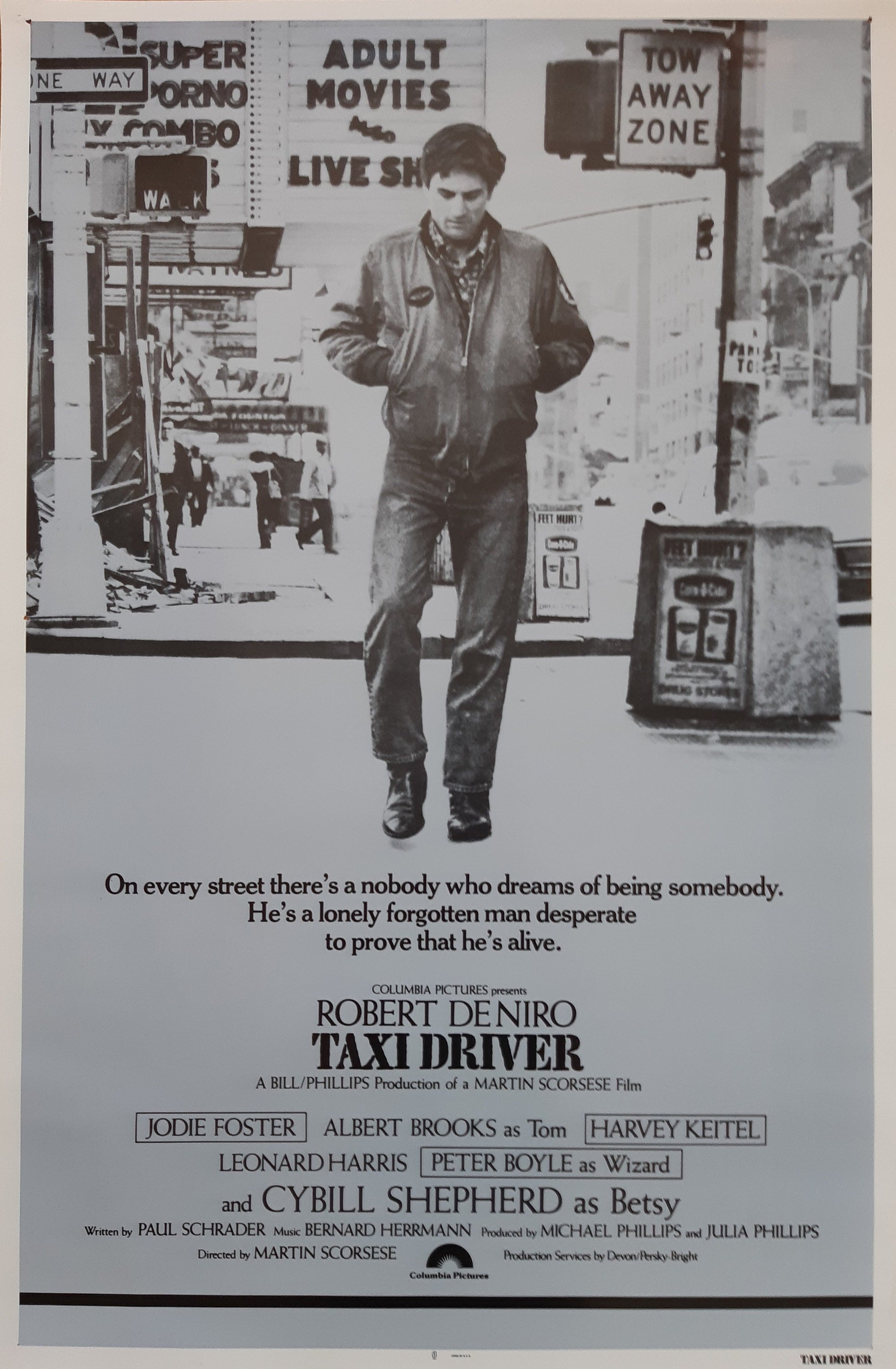 Taxi Driver Filmposter Vintage-Nachdruck – 26.6"×40.2" (67.5×102cm)