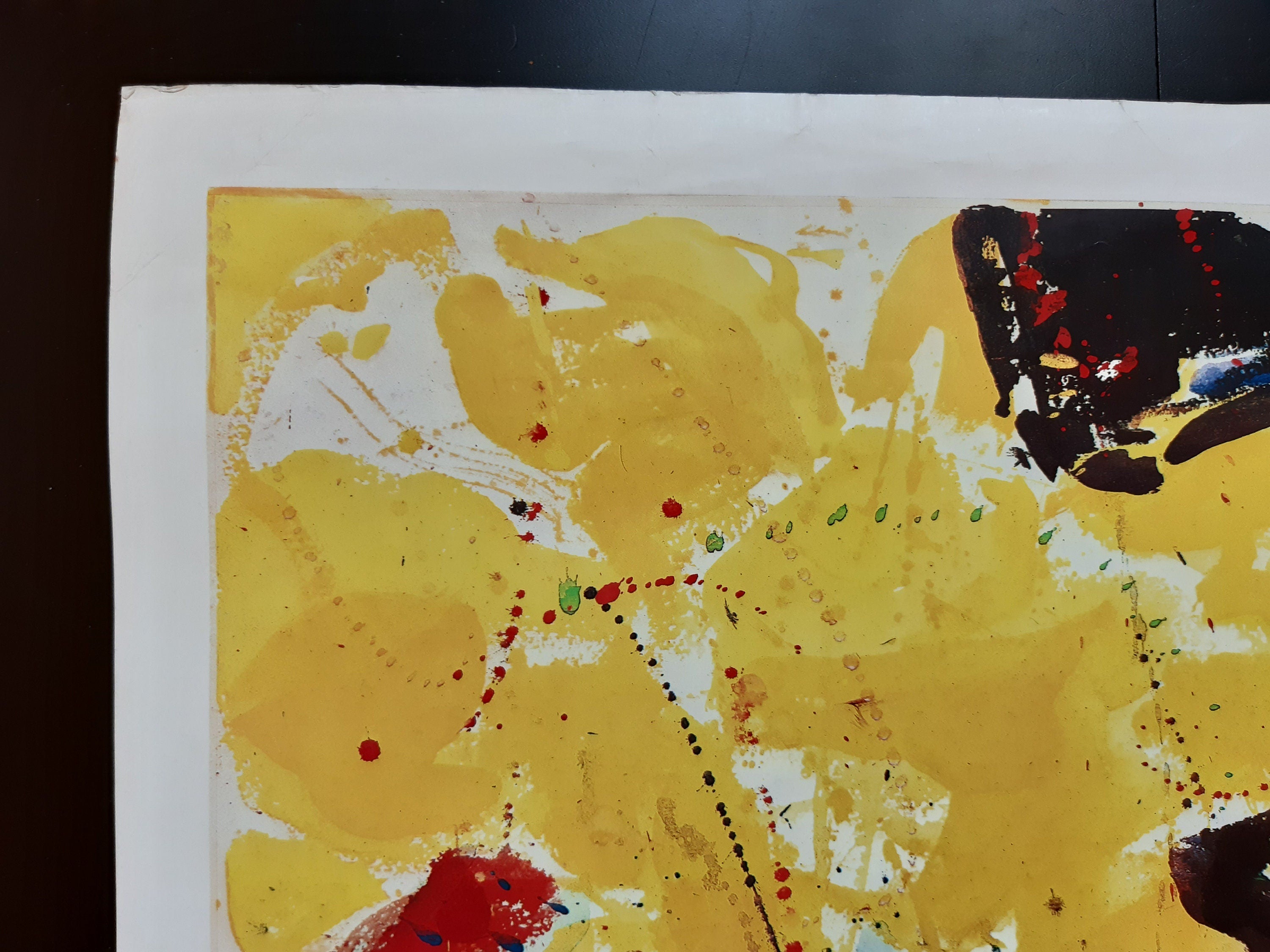 Sam Francis Original-Kunstposter – 61 × 99,5 cm