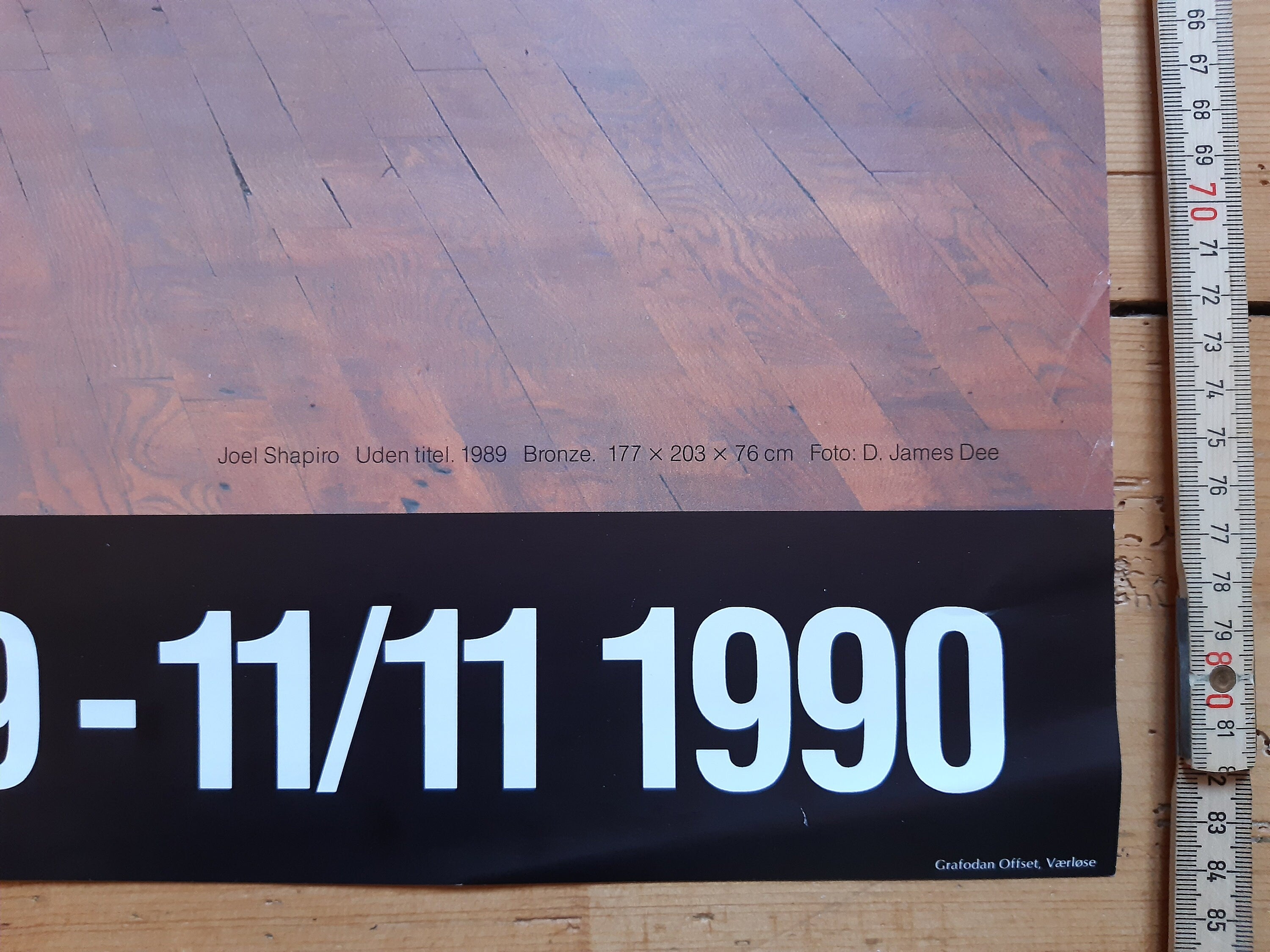 Joel Shapiro Original-Kunstposter - 24.4"×33.3" (62×84.5cm)
