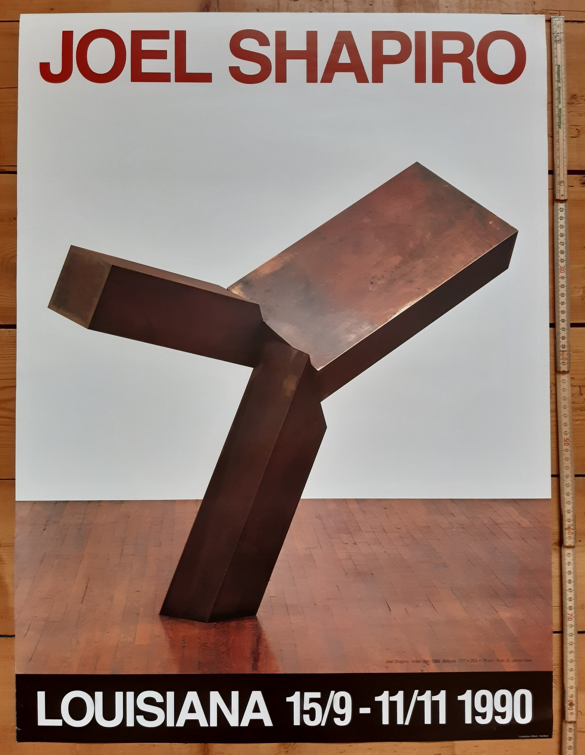 Joel Shapiro Original-Kunstposter - 24.4"×33.3" (62×84.5cm)