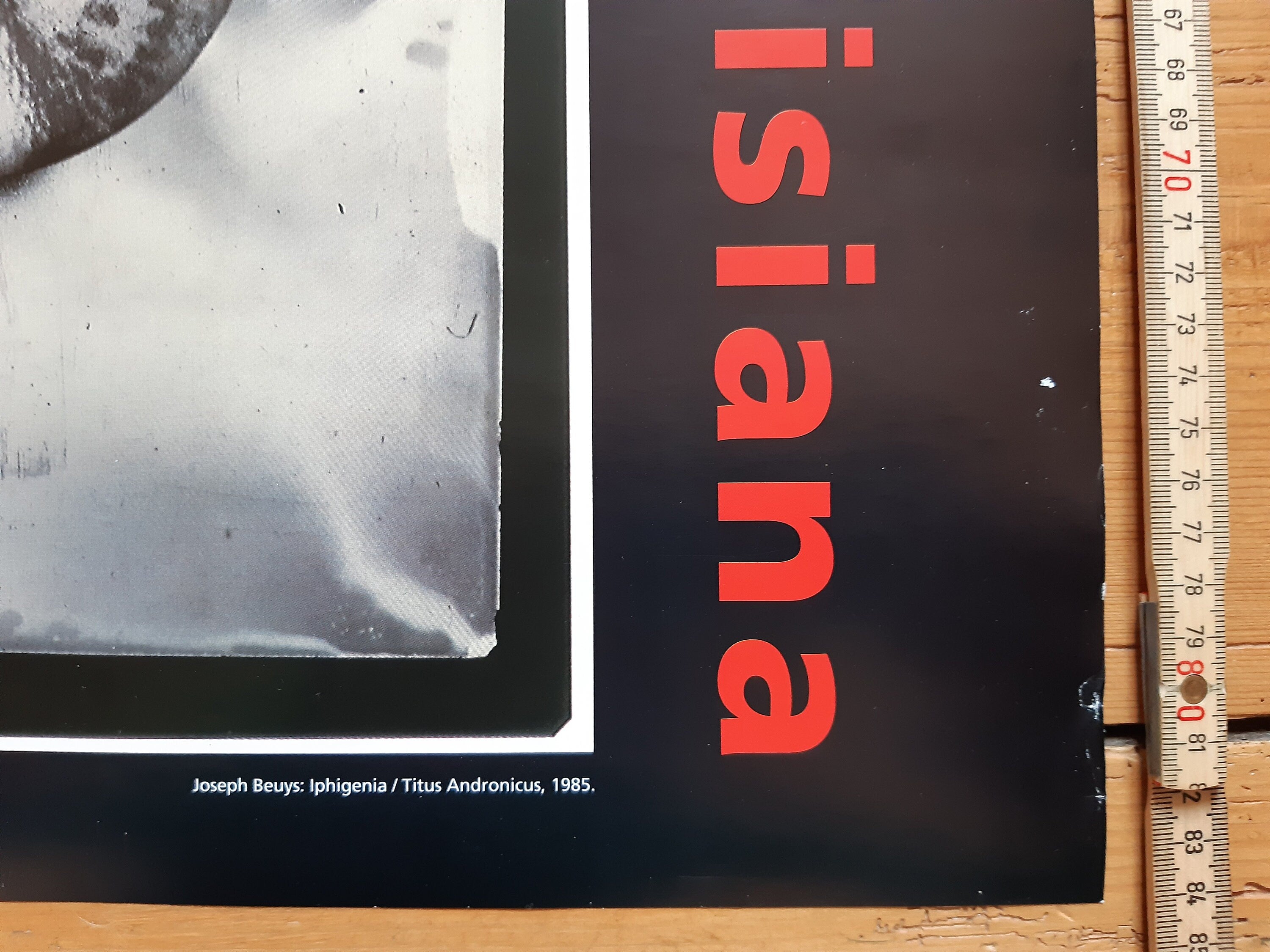 Joseph Beuys photo exhibition poster - 24.4"×33.3" (62×84.5cm)