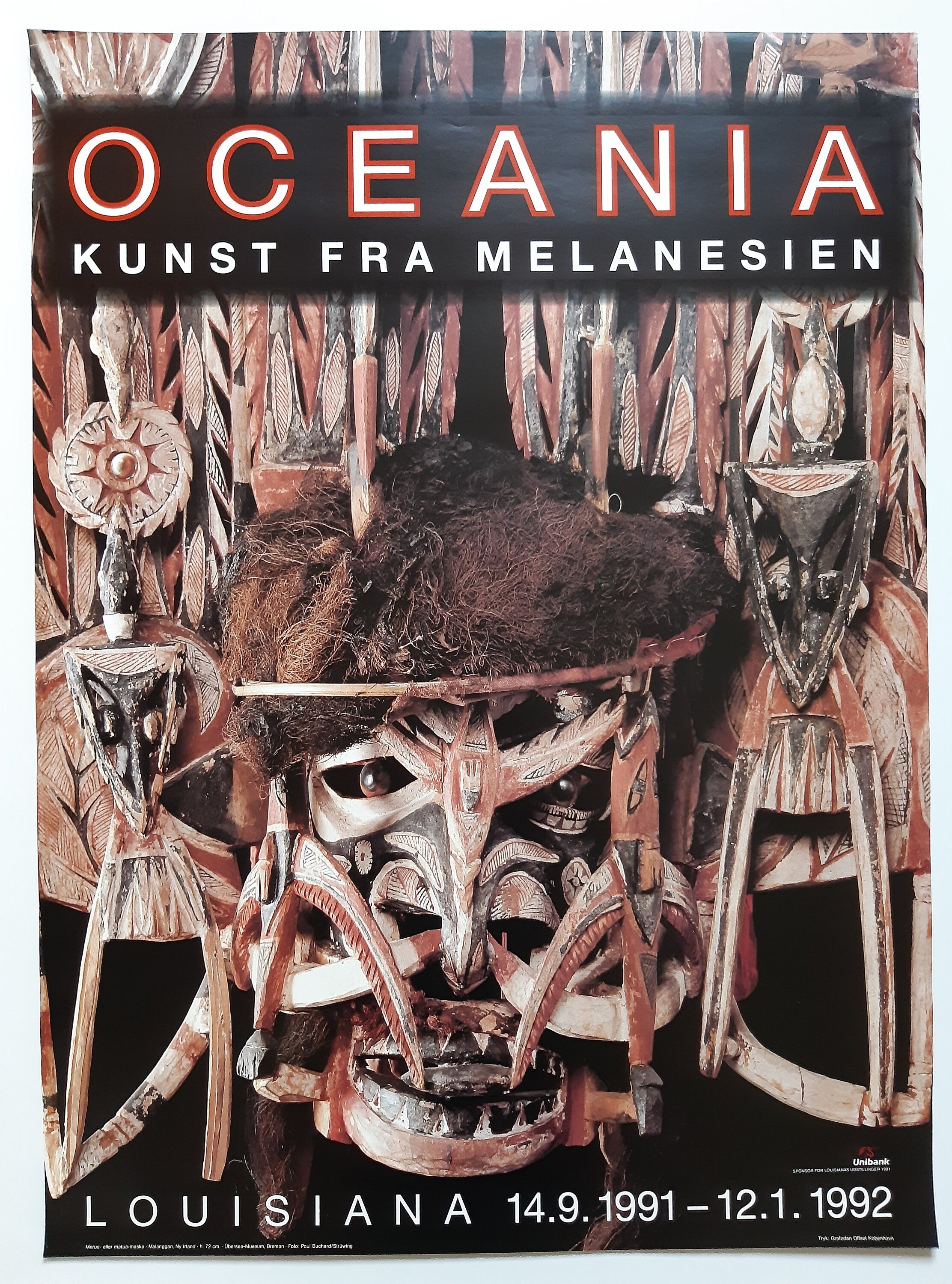 Ozeanien Fotomuseum Ausstellungsplakat – 24.3"×33.4" (61.8×84.8cm)