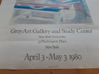 David Hockney original art poster used - 19.7"×28.0" (50×71cm)