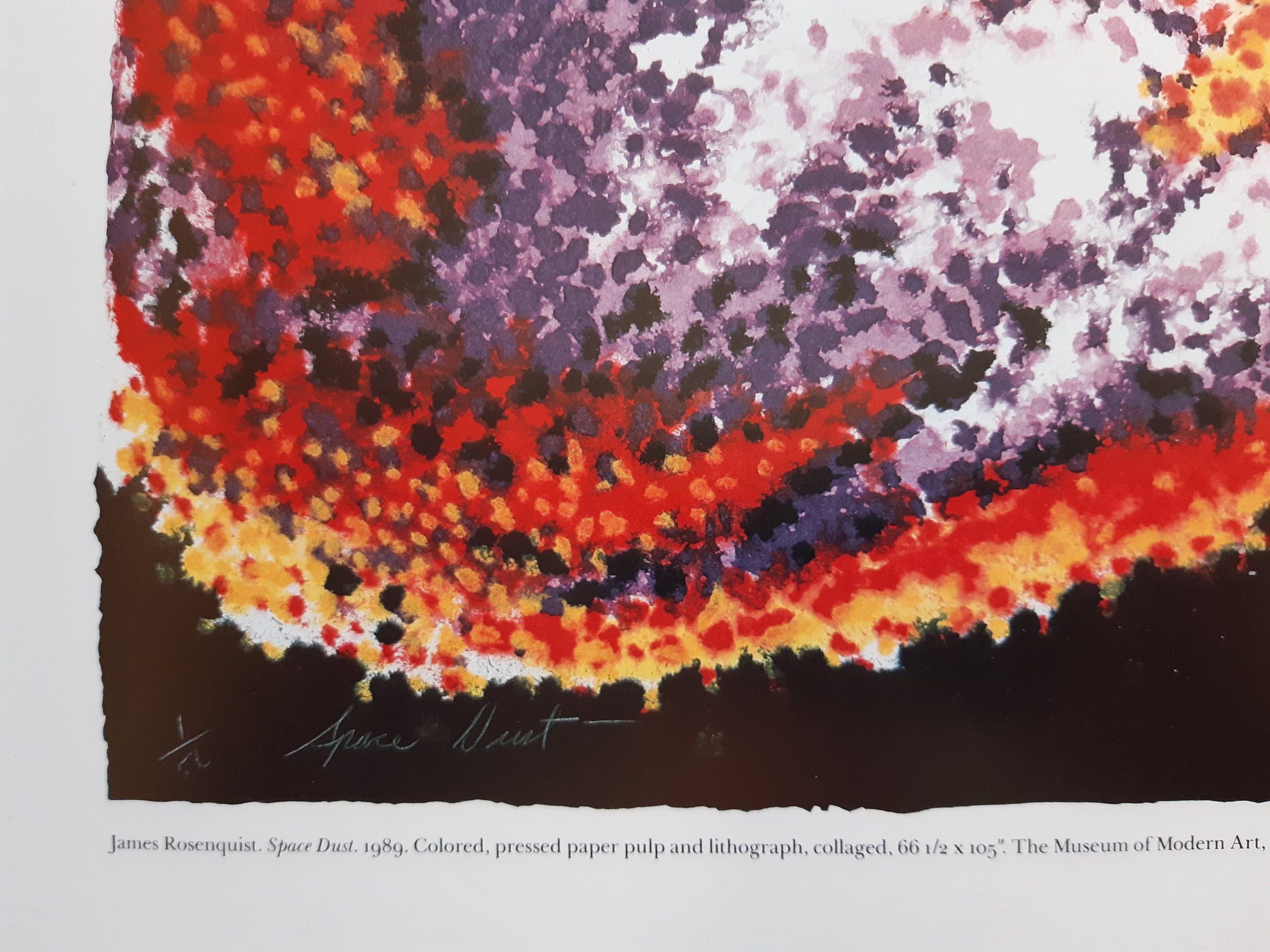 James Rosenquist Original-Kunstposter – 78,5 × 68,5 cm
