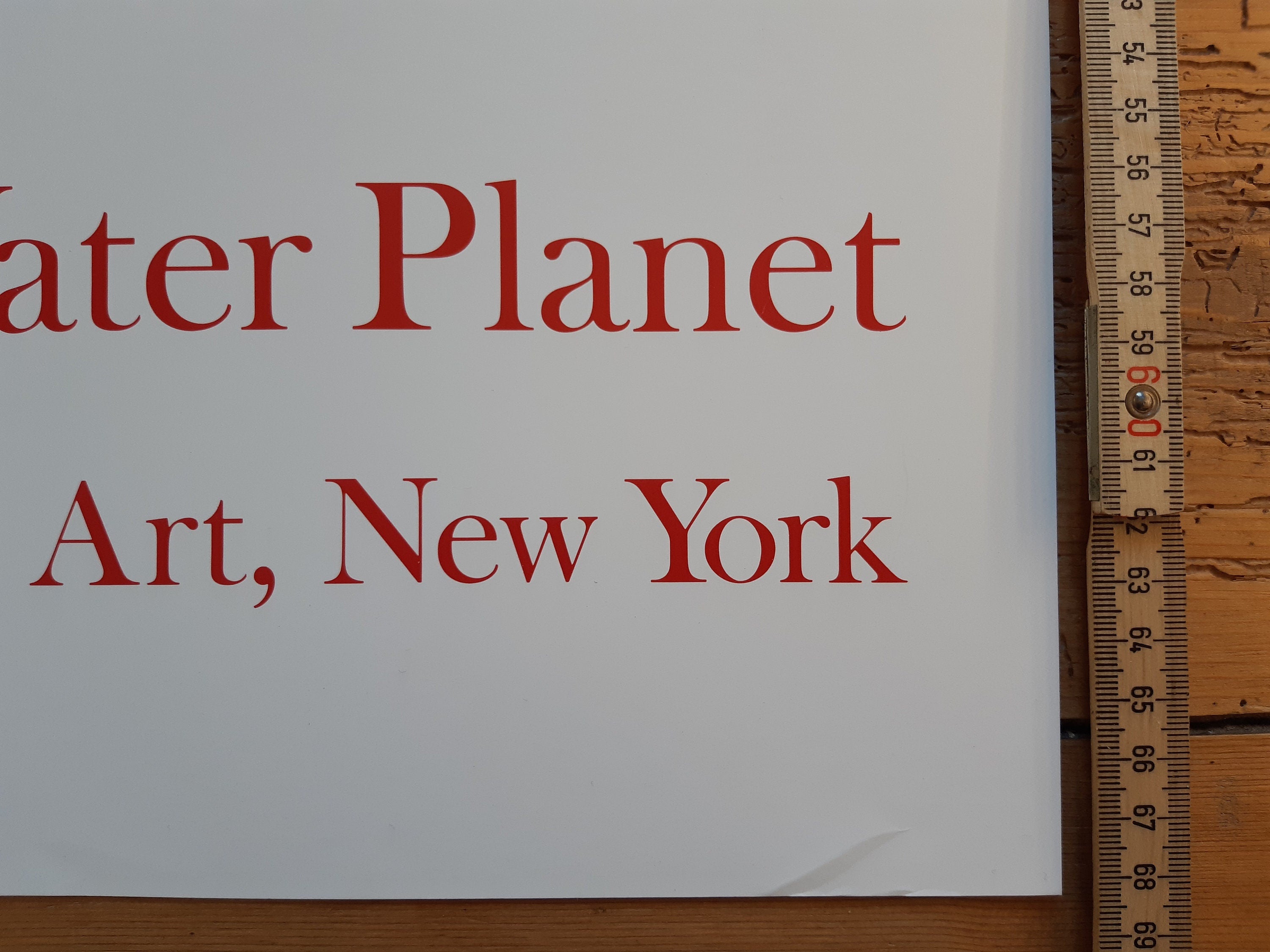 James Rosenquist Original-Kunstposter – 78,5 × 68,5 cm