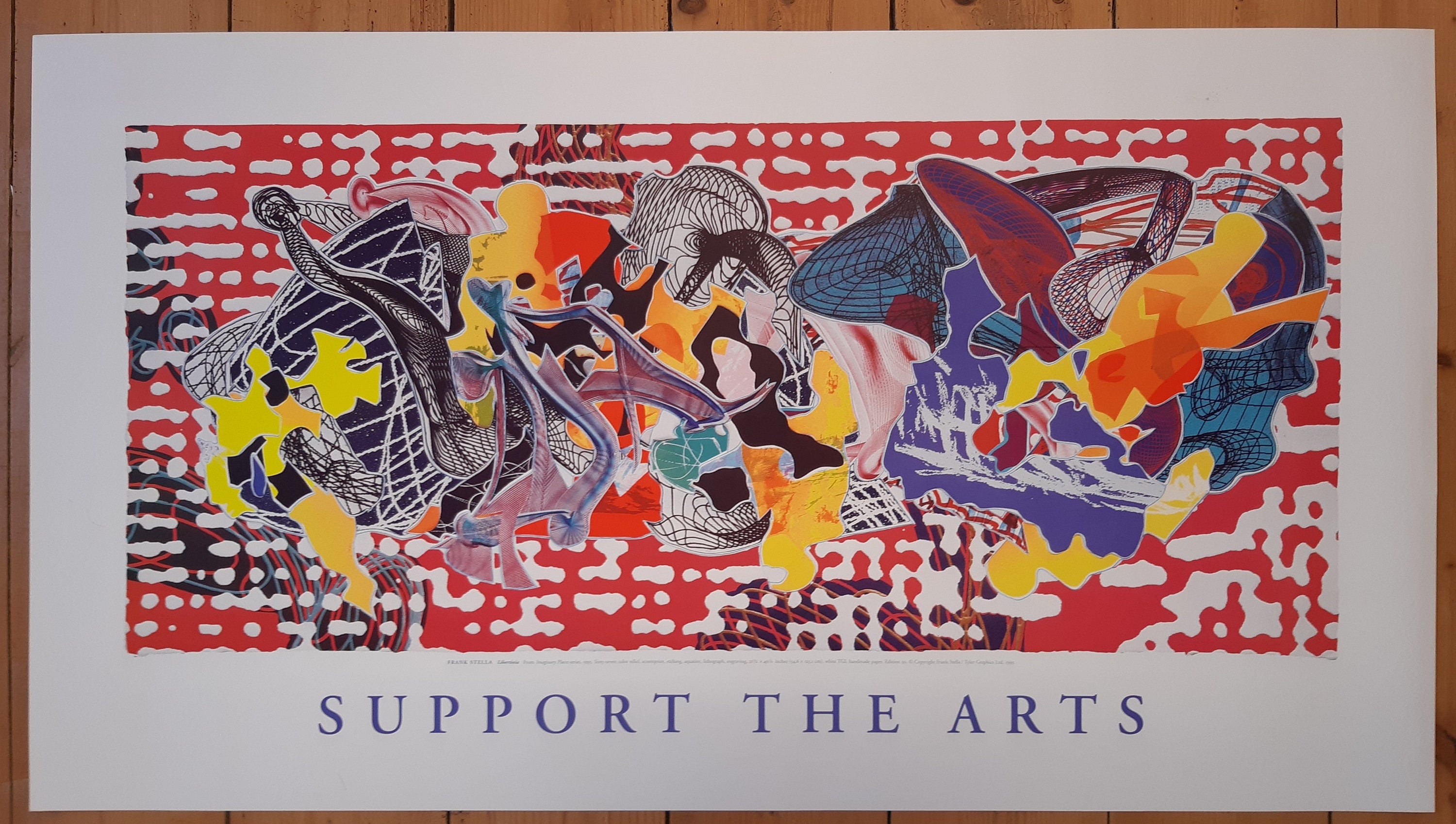 Frank Stella Original-Kunstposter – 24.8"×45.3" (63×115cm)