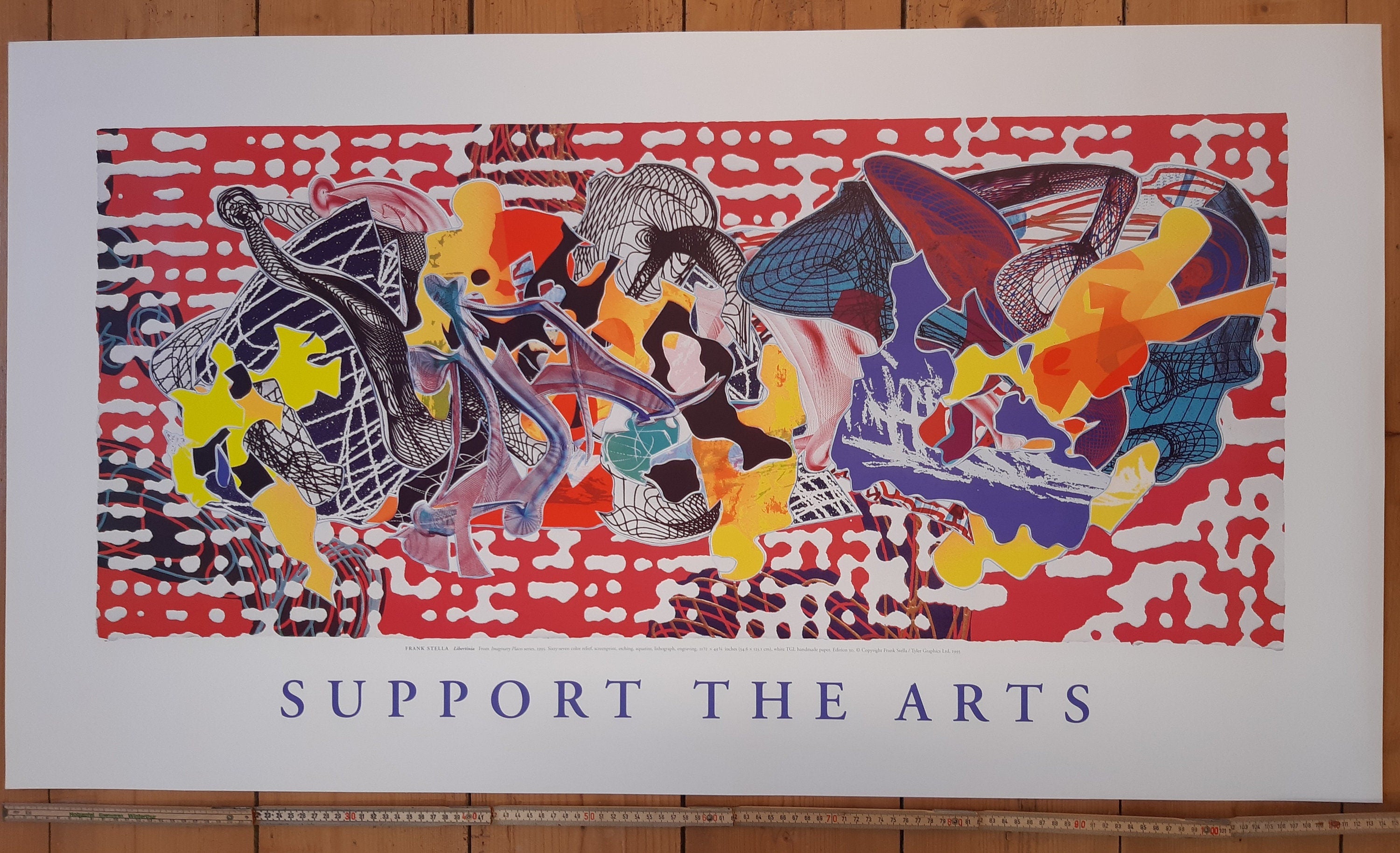 Frank Stella Original-Kunstposter – 24.8"×45.3" (63×115cm)