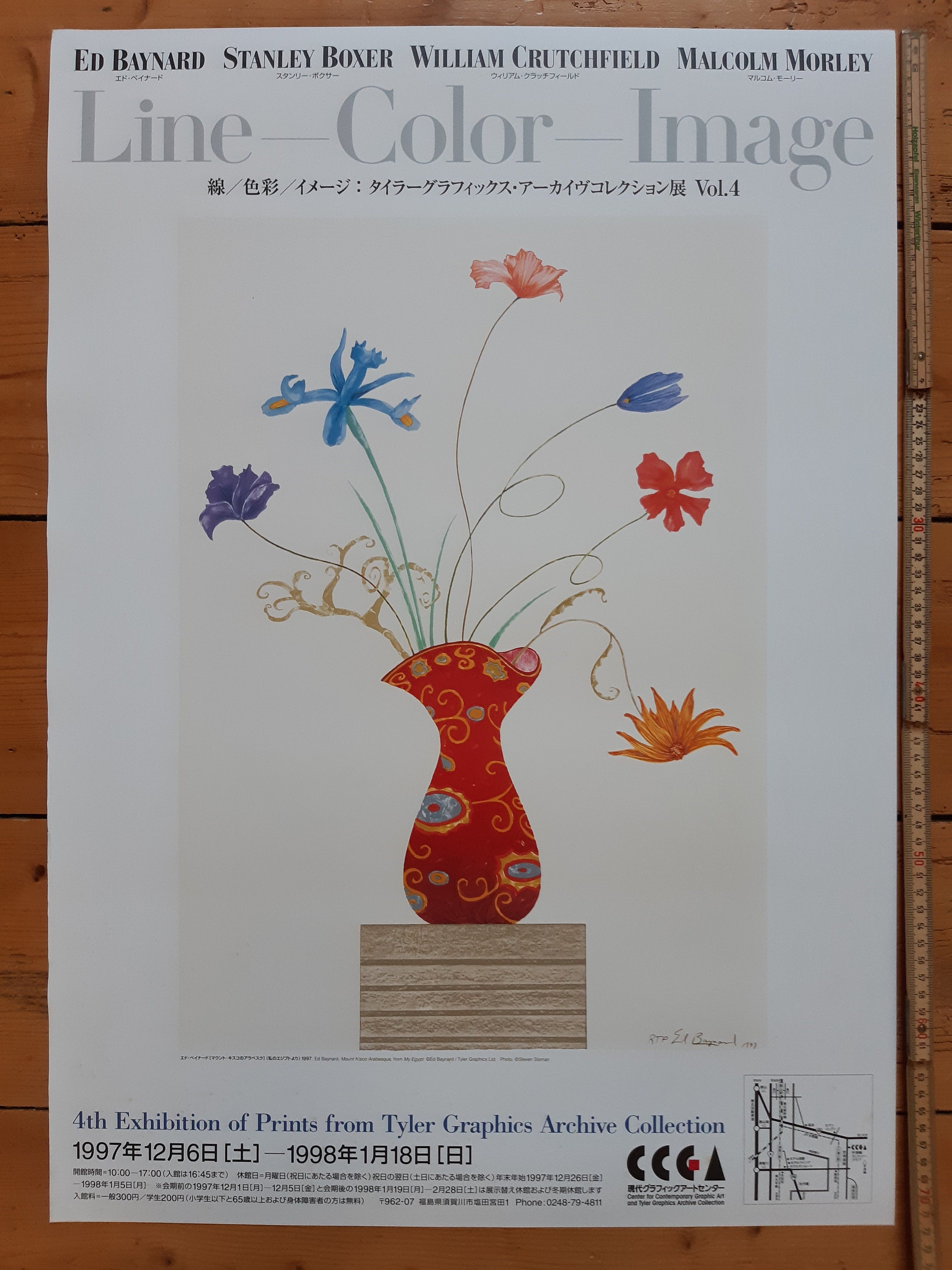 David Salle Original-Kunstplakat – 51,5×72,5cm