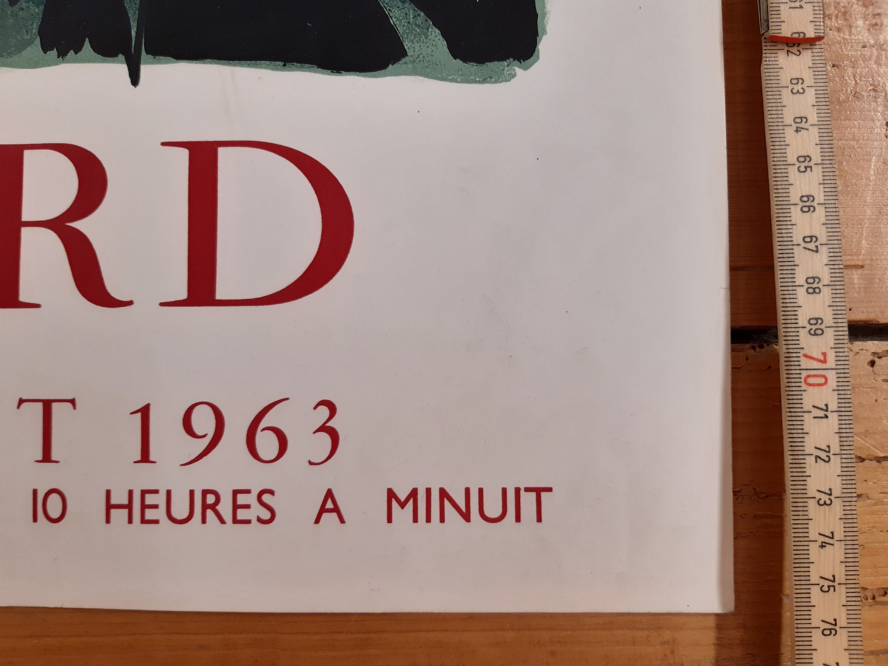 Claude Venard Original-Kunstplakat – 51,2×76cm (20.2"×29.9")