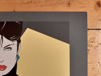 Patrick Nagel Originalkunst-Poster – 45,5 x 61 cm (17,9″ x 24,0″)