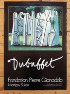 Jean Dubuffet original art poster - 19.7"×27.6" (50×70cm)