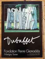 Jean Dubuffet original art poster - 19.7"×27.6" (50×70cm)