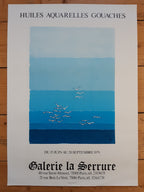 Galerie la Serrure original art poster - 19.7"×27.6" (50×70cm)
