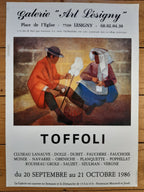 Louis Toffoli original art poster - 19.6"×27.2" (49.9×69cm)