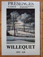 Original-Kunstplakat von Piet Willequet, gebraucht – 48,5×69 cm (19.1"×27.2")