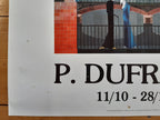 Paul Dufrane originales Kunstplakat, gebraucht - 51 x 70,5 cm