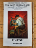 Louis Toffoli original art poster - 14.6"×22.8" (37×58cm)