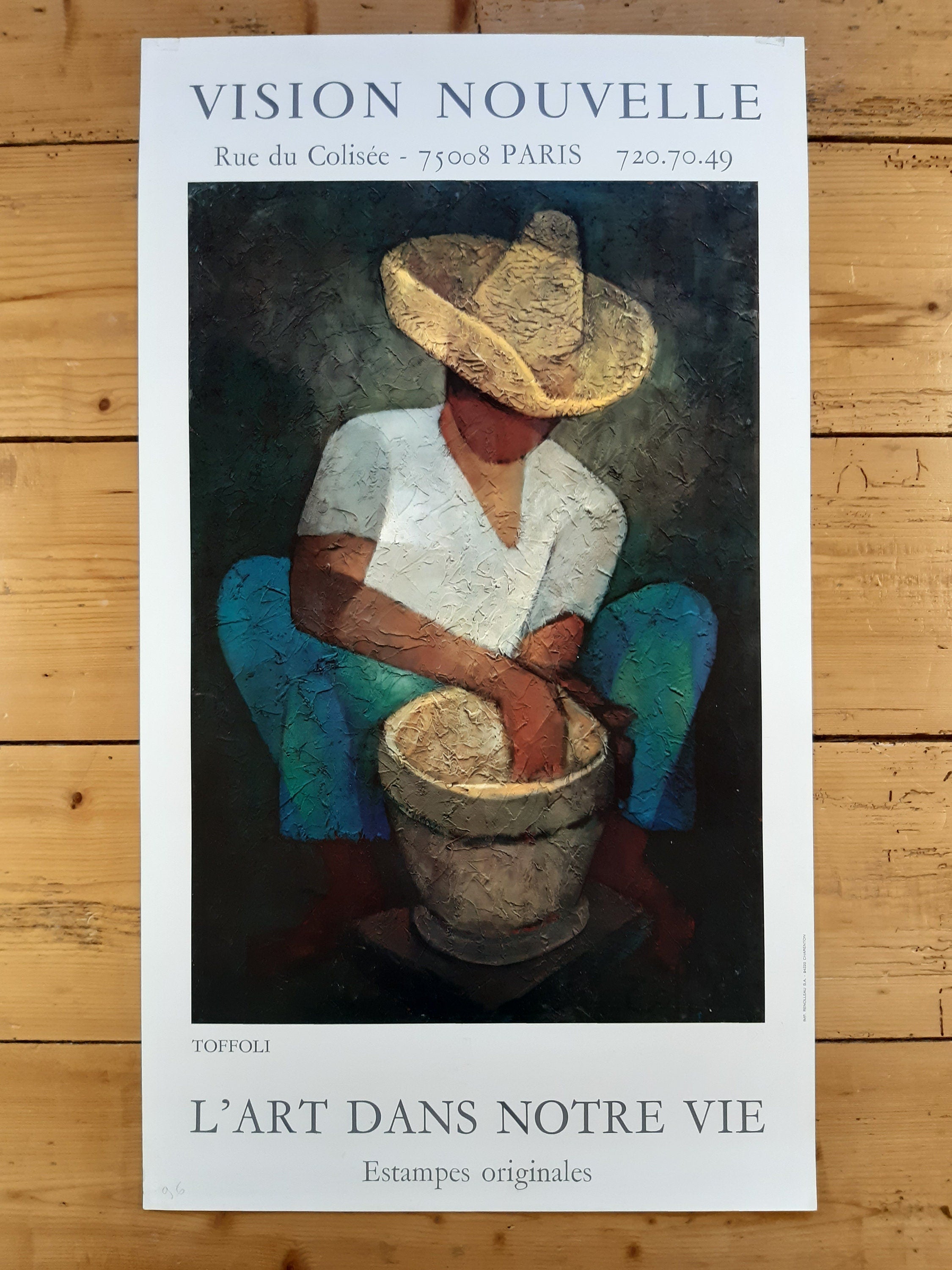Louis Toffoli original art poster - 15.7"×27.6" (40×70cm)