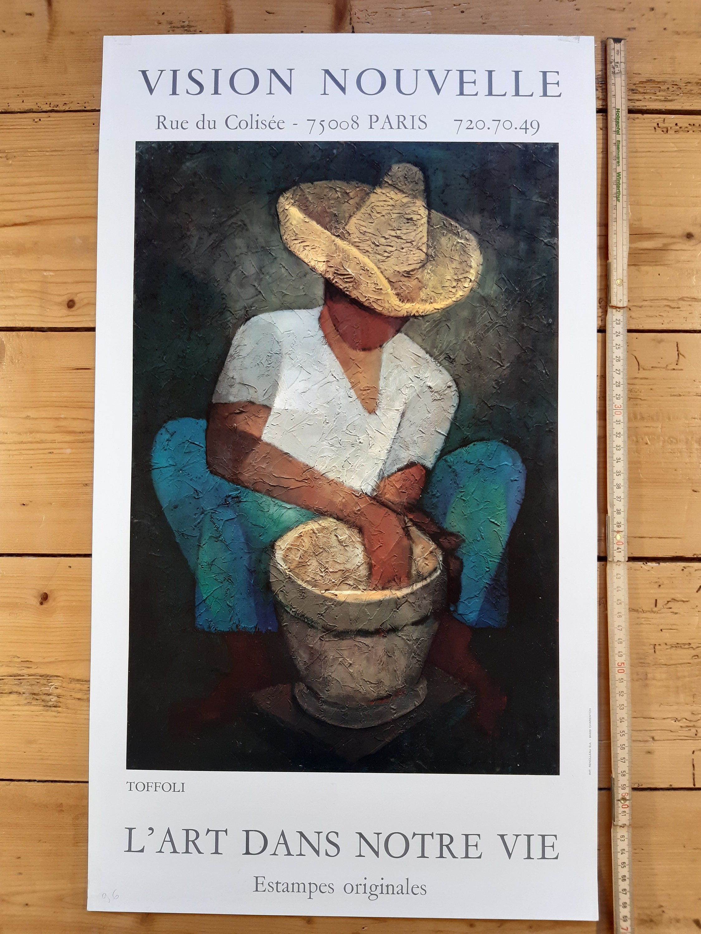 Louis Toffoli original art poster - 15.7"×27.6" (40×70cm)