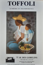 Louis Toffoli original art poster handsigned - 16.5"×24.4" (42×62cm)