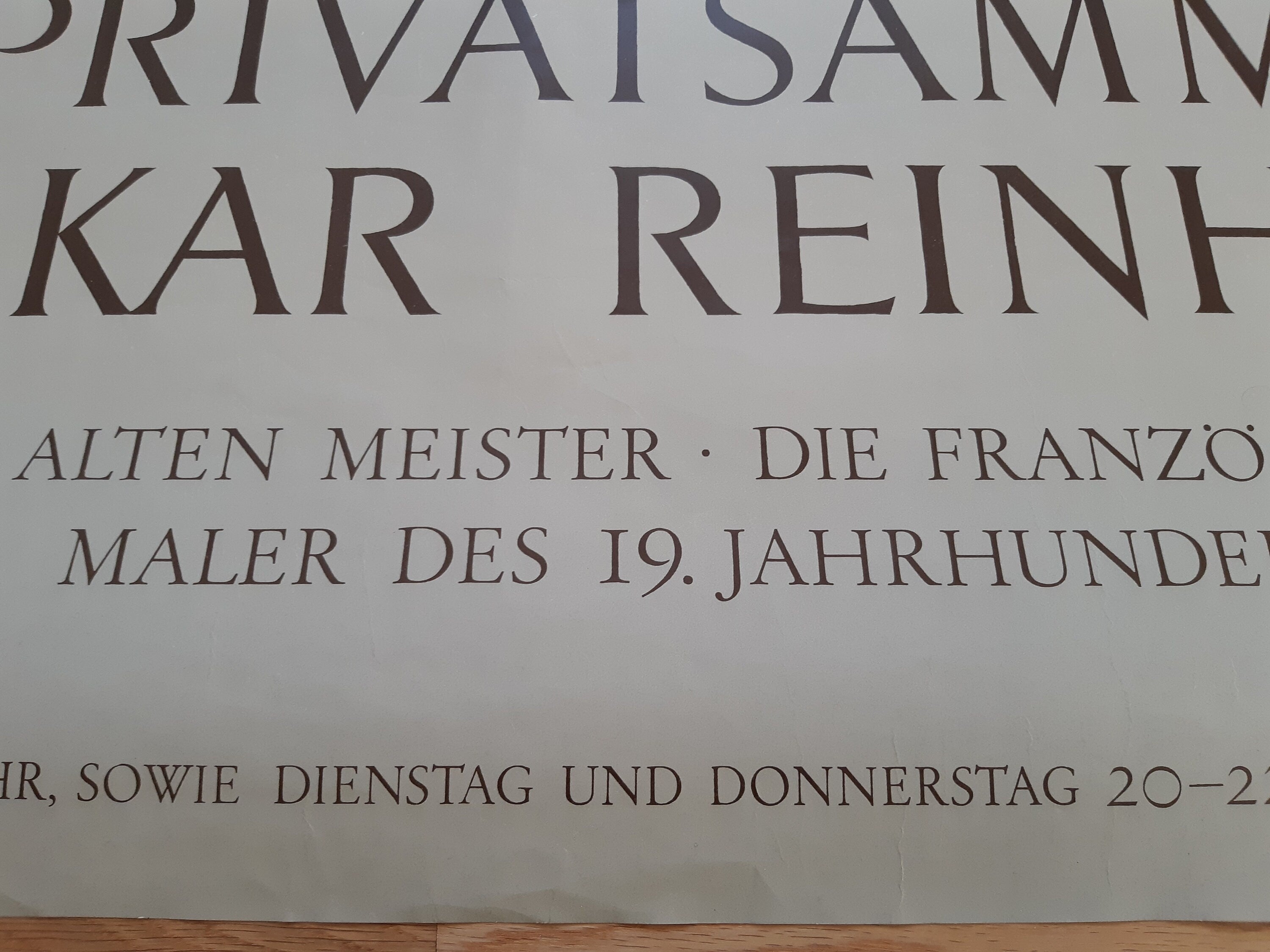 Renoir original museum poster - 35.6"×50.4" (90.3×128cm)