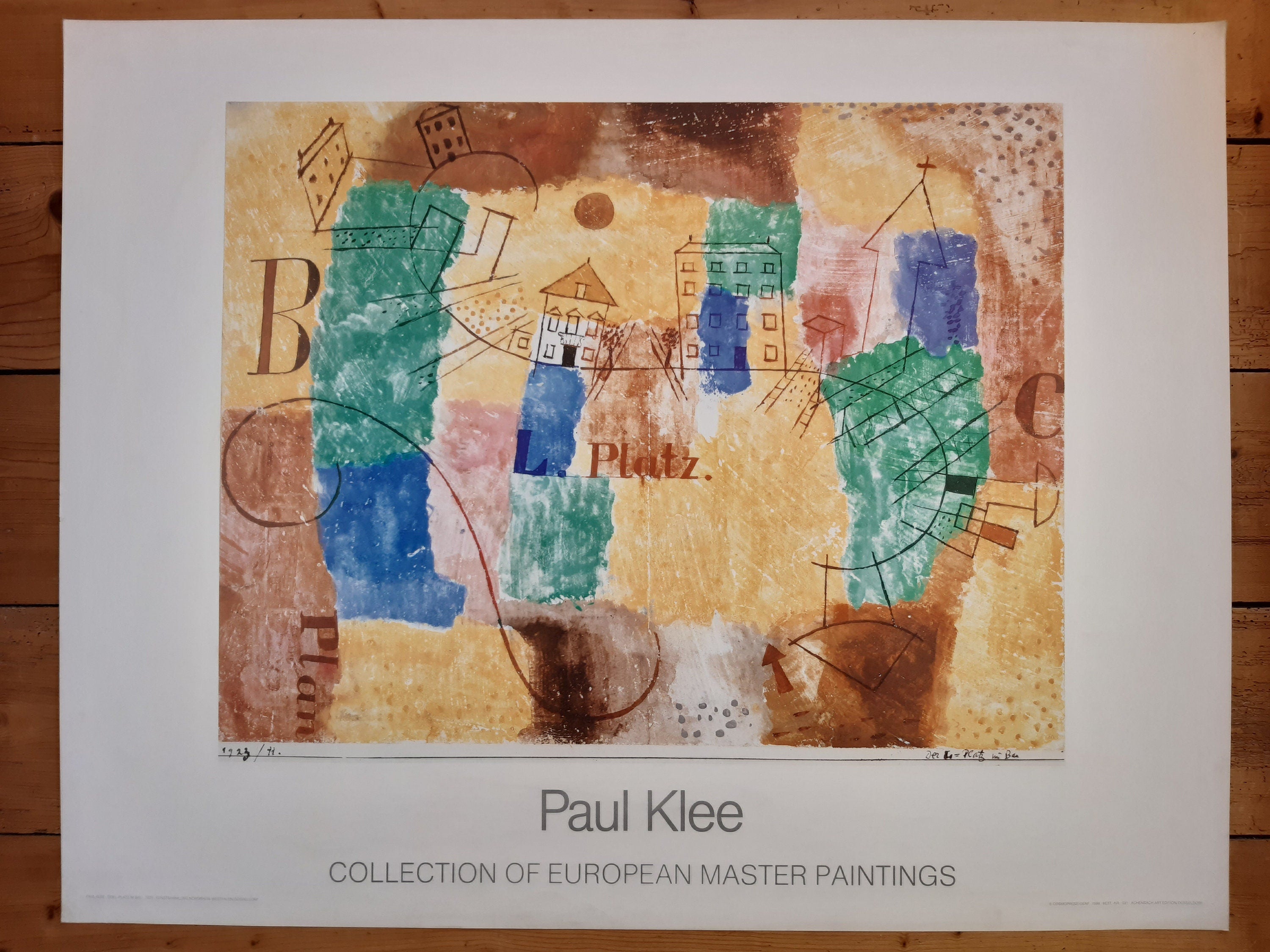 Paul Klee art print - 35.4"×27.6" (90×70cm)
