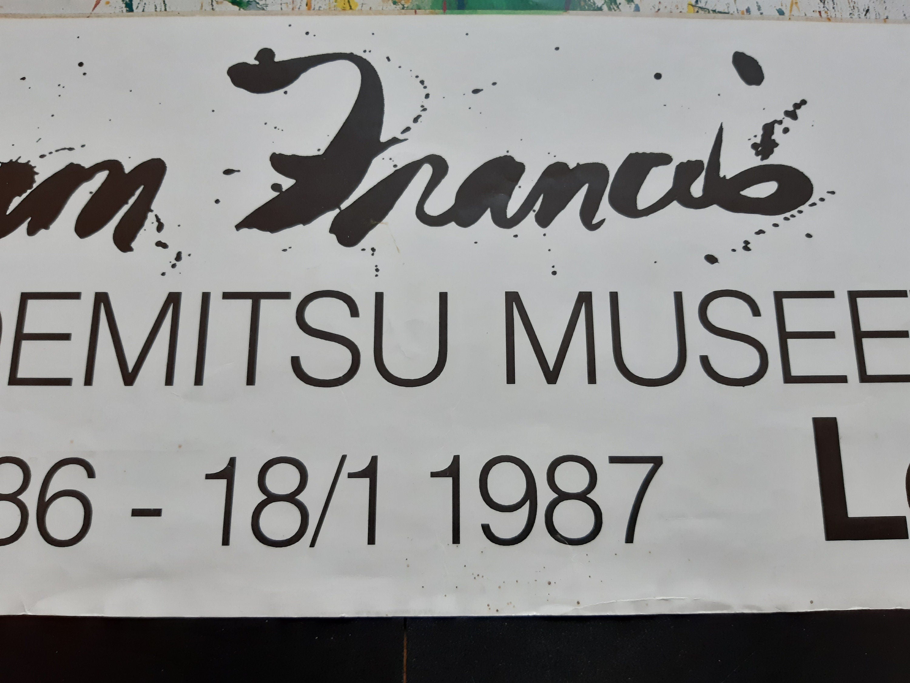 Sam Francis Original-Kunstposter – 61 × 99,5 cm