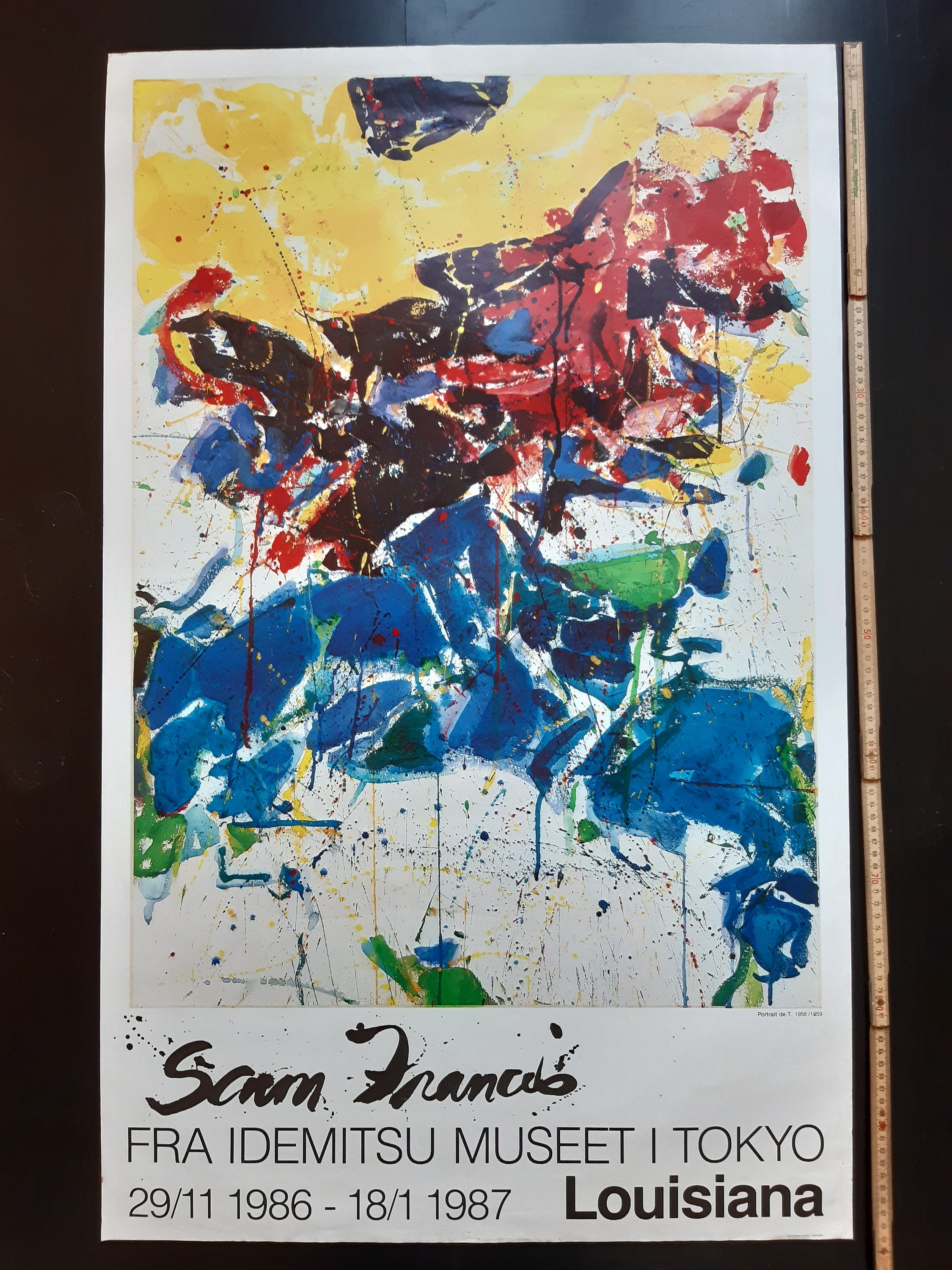 Sam Francis Original-Kunstposter – 61 × 99,5 cm