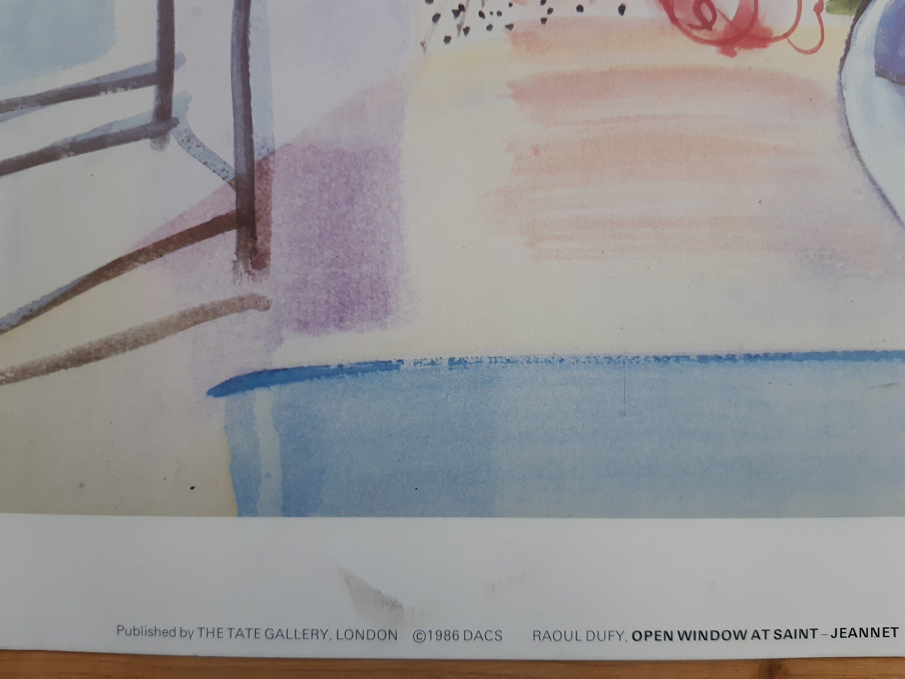 Raoul Dufy original art print - 20.1"×29.9" (51×76cm)