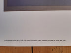 Tom Wesselmann großes originales Kunstplakat gefaltet - 131×99cm
