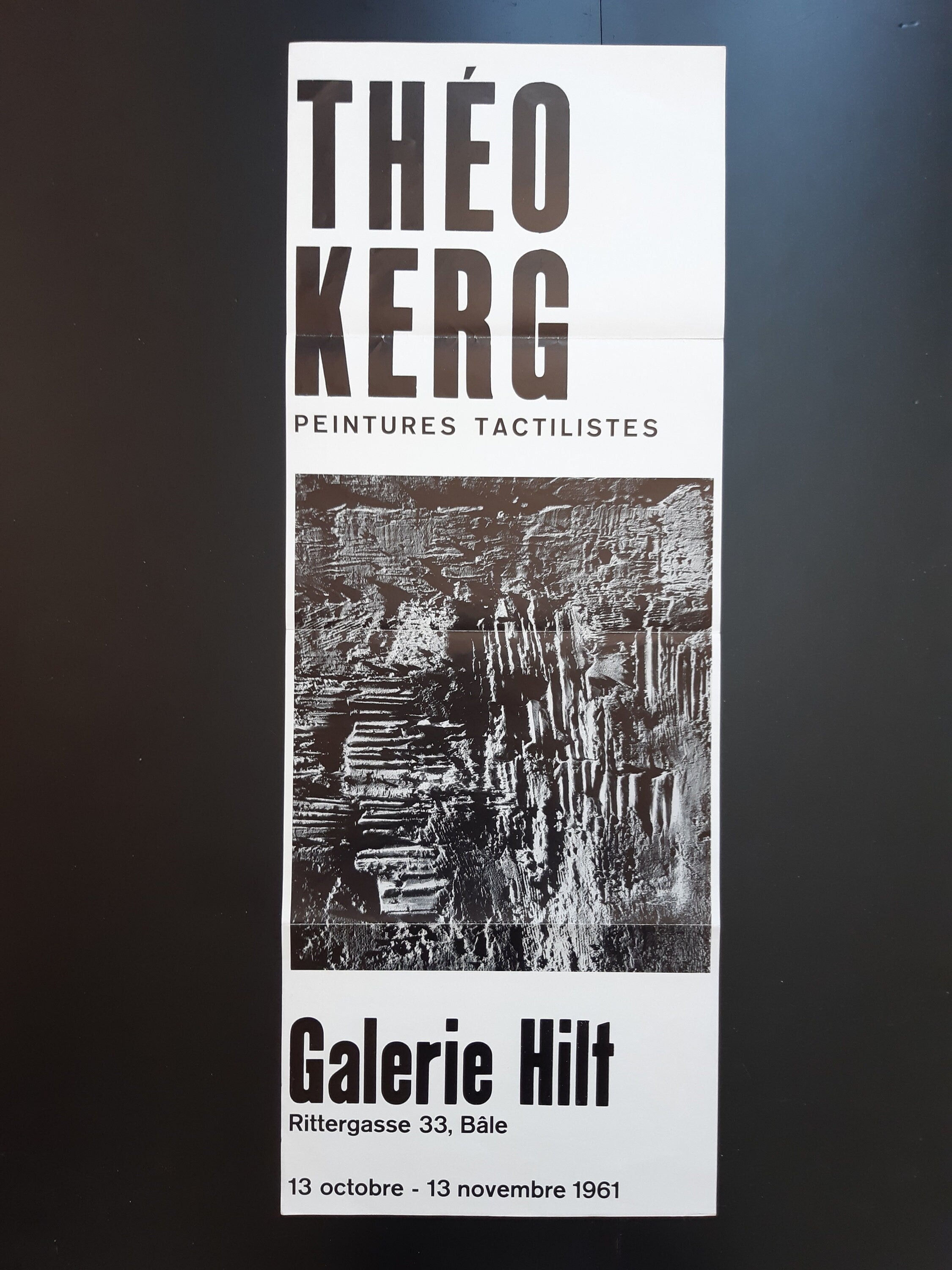 Theo Kerg Original-Kunstposter gefaltet - 26×69,5cm