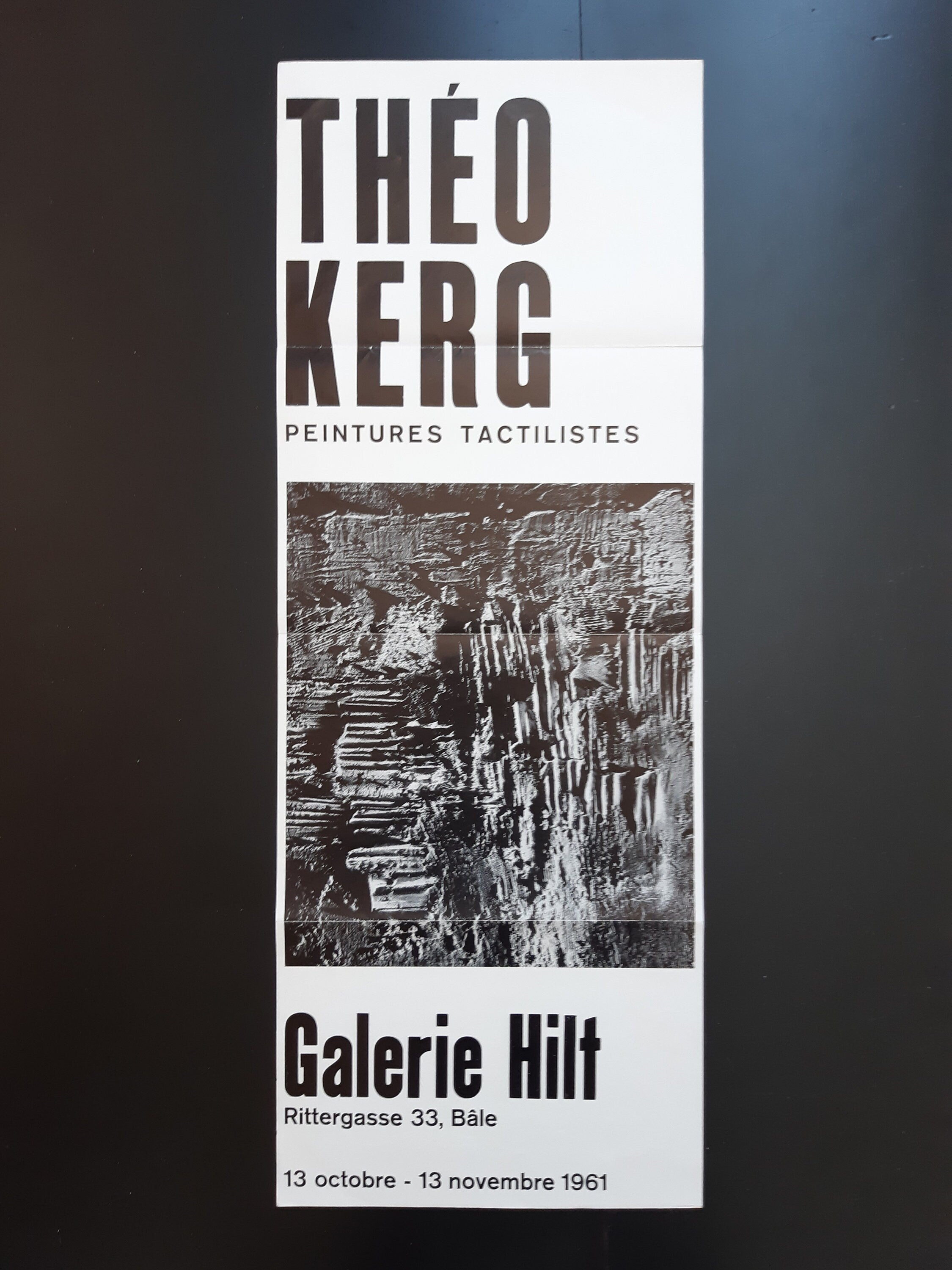 Theo Kerg Original-Kunstposter gefaltet - 26×69,5cm