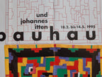 Johannes Itten art exhibition poster - 35.4"×50.4" (90×128cm)