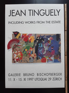 Jean Tinguely art exhibition poster - 19.3"×27.0" (49×68.5cm)