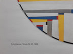 Fritz Glarner art exhibition poster - 27.6"×39.4" (70×100cm)