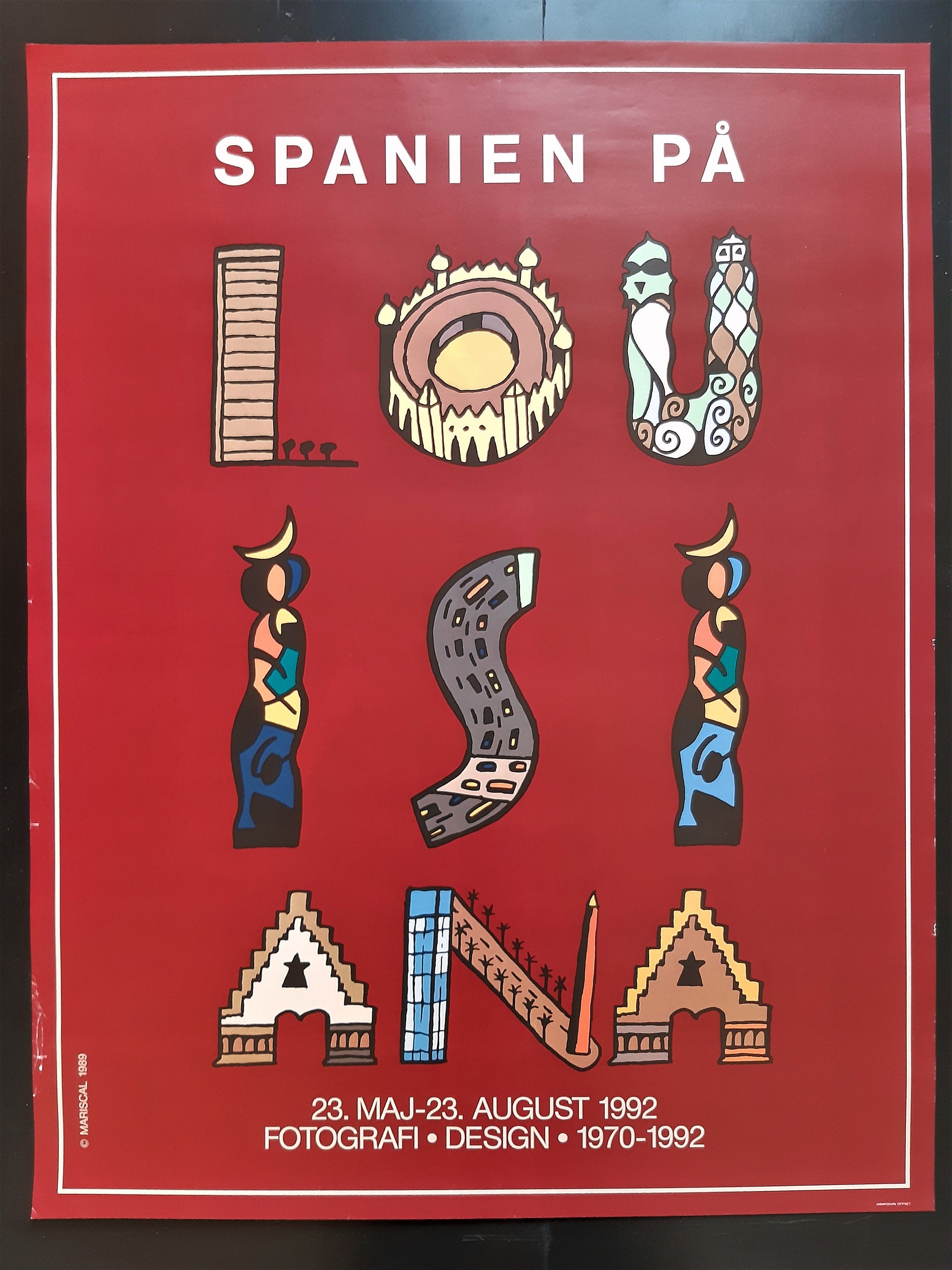 Javiel Mariscal Museums-Ausstellungsplakat – 25.7"×33.3" (65.2×84.5cm)