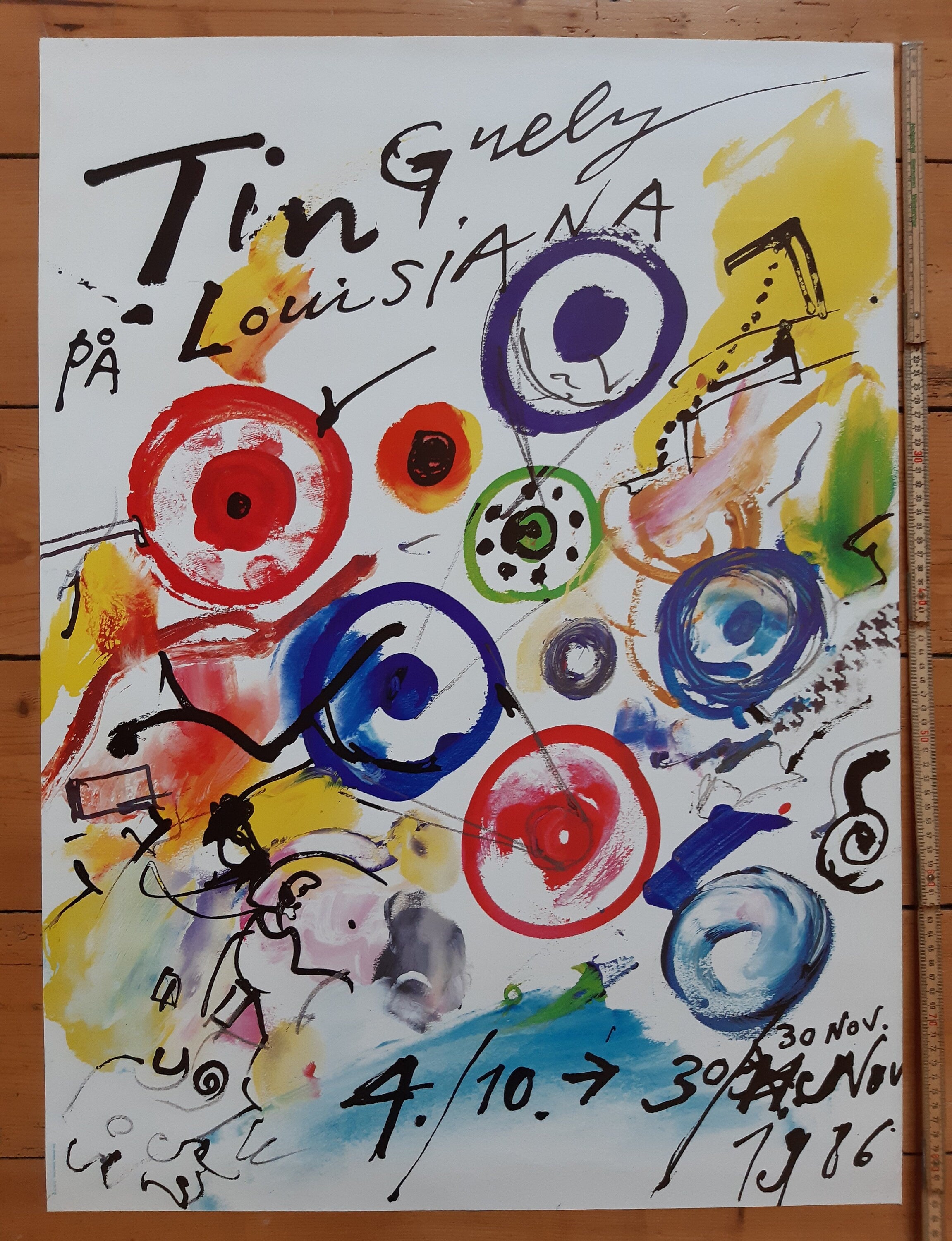 Jean Tinguely museum poster Louisiana - 24.2"×33.3" (61.5×84.5cm)