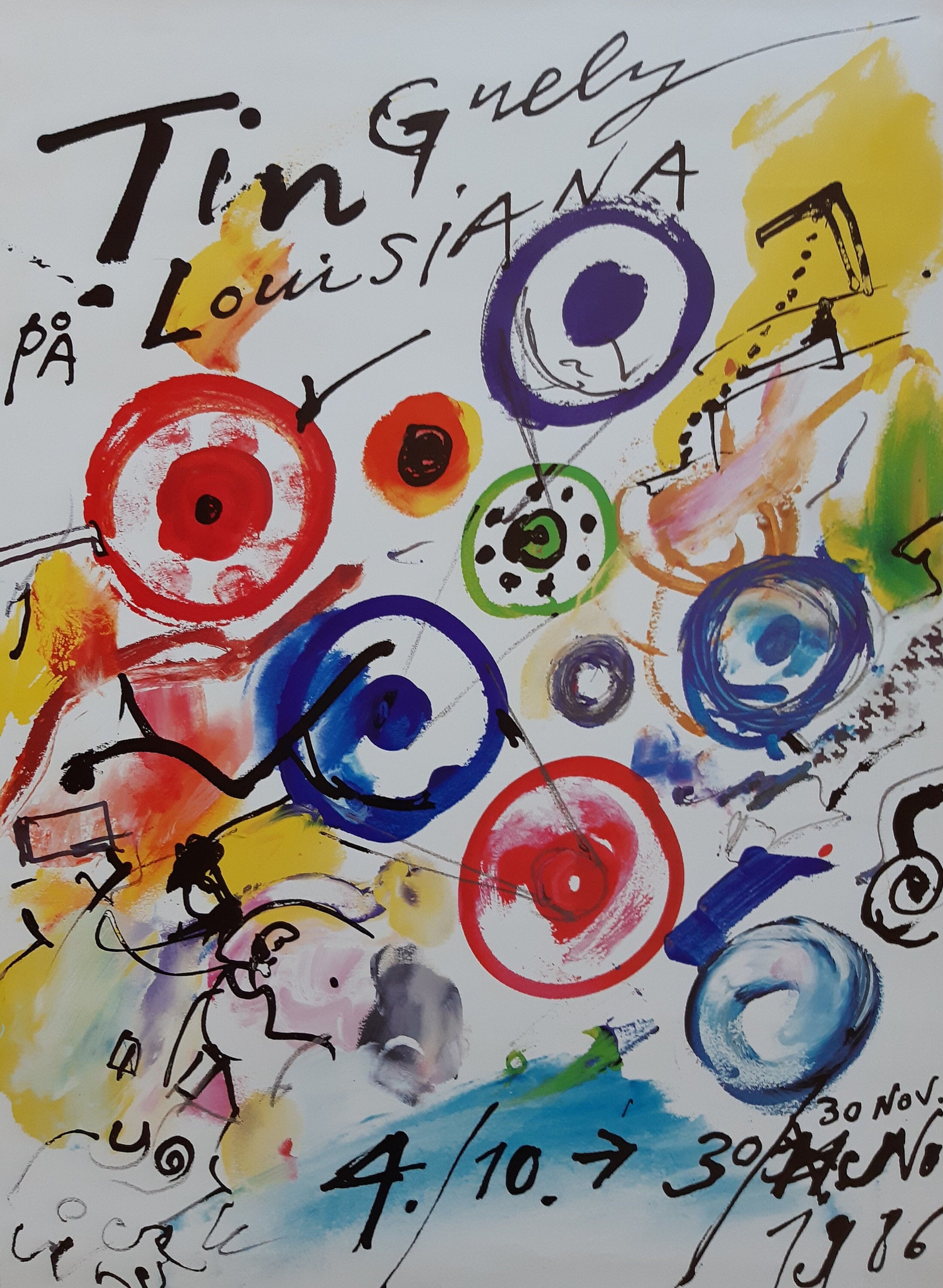 Jean Tinguely museum poster Louisiana - 24.2"×33.3" (61.5×84.5cm)