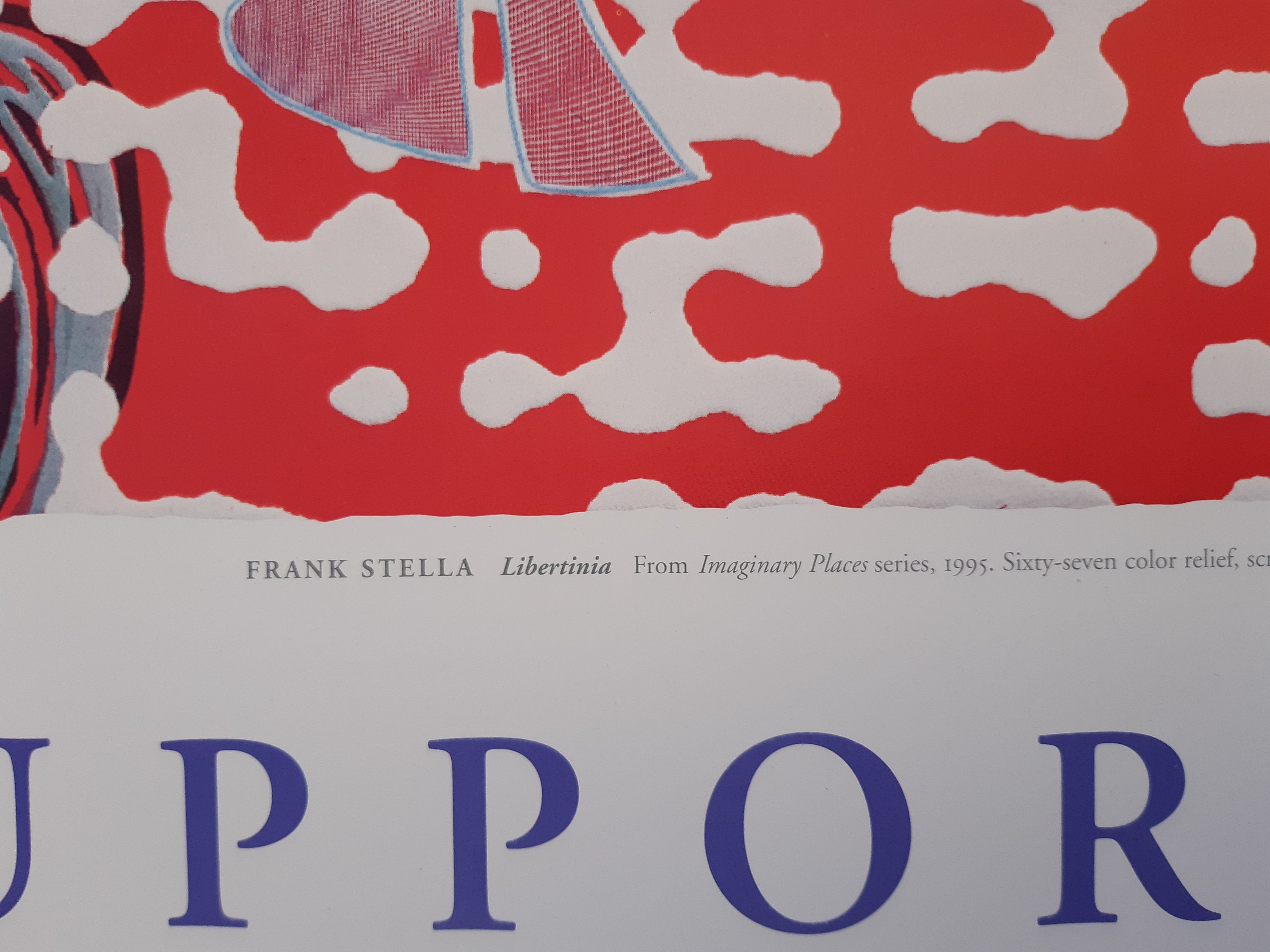 Frank Stella Original-Kunstposter – 24.8"×45.3" (63×115cm)