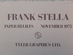 Frank Stella Original-Kunstposter – 63 × 98,5 cm