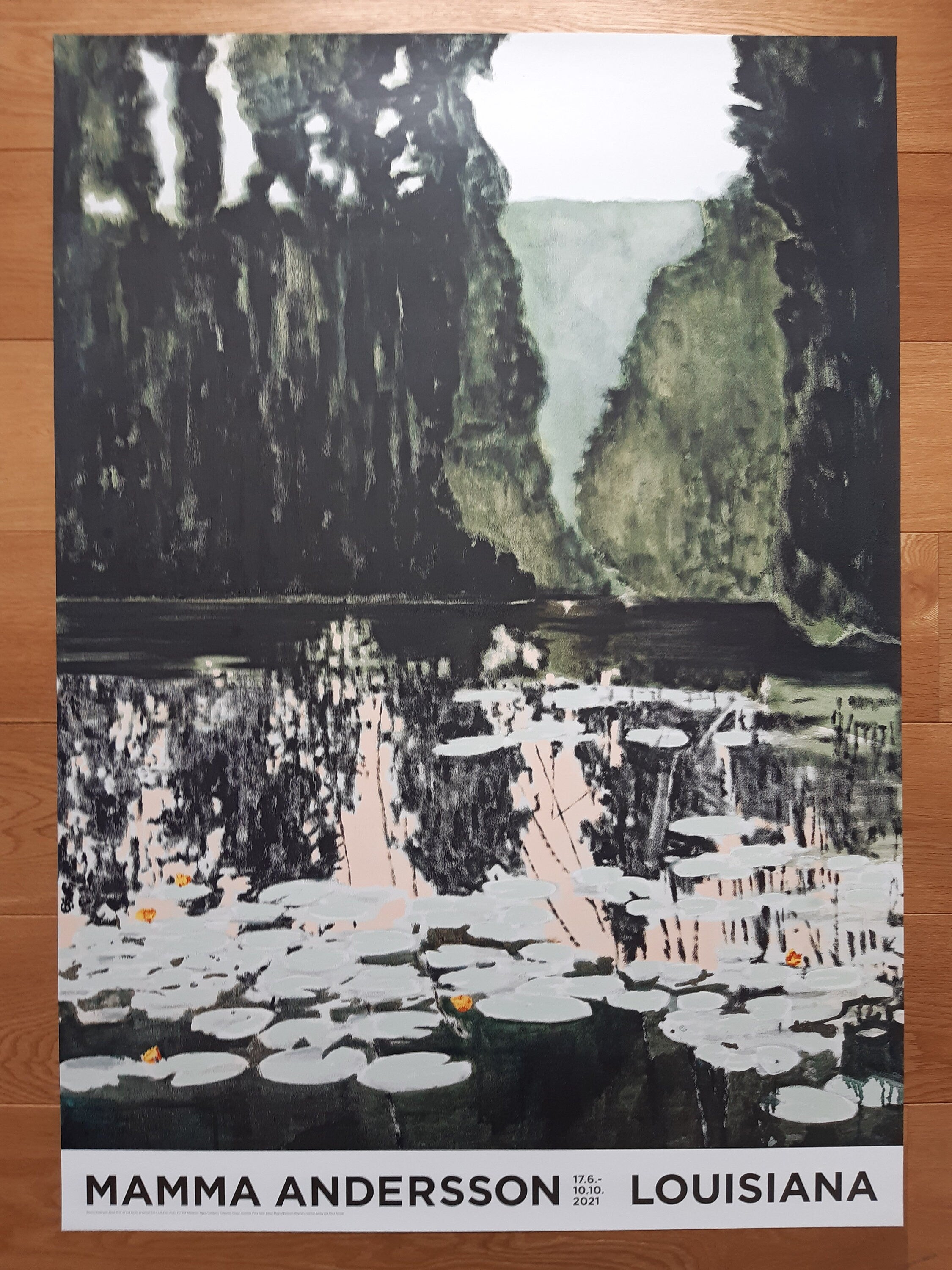 Mamma Andersson großes Kunstausstellungsplakat – 84 × 118,5 cm