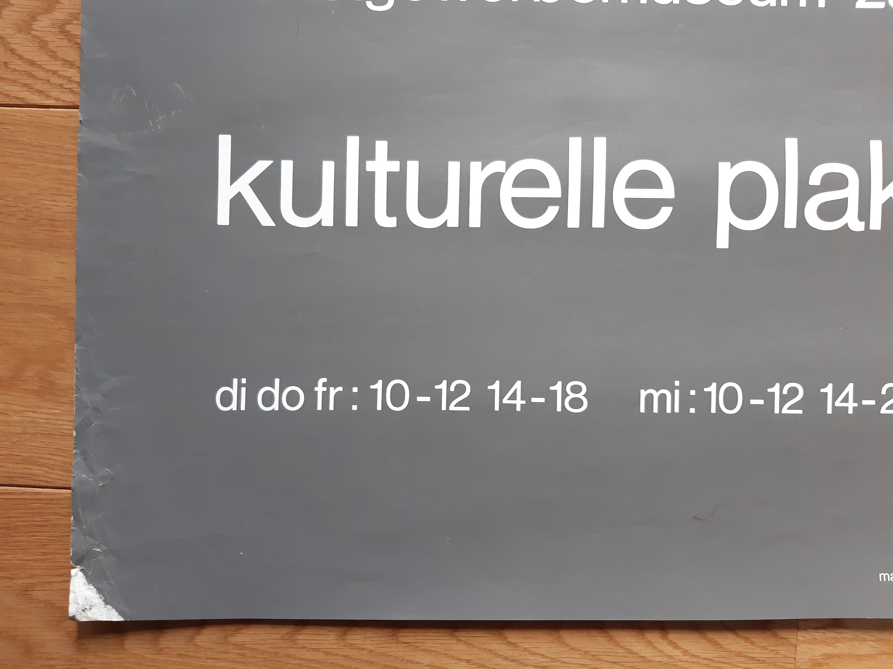Max Bill Kunstausstellungsplakat gebraucht - 35.4"×50.4" (90×128cm)