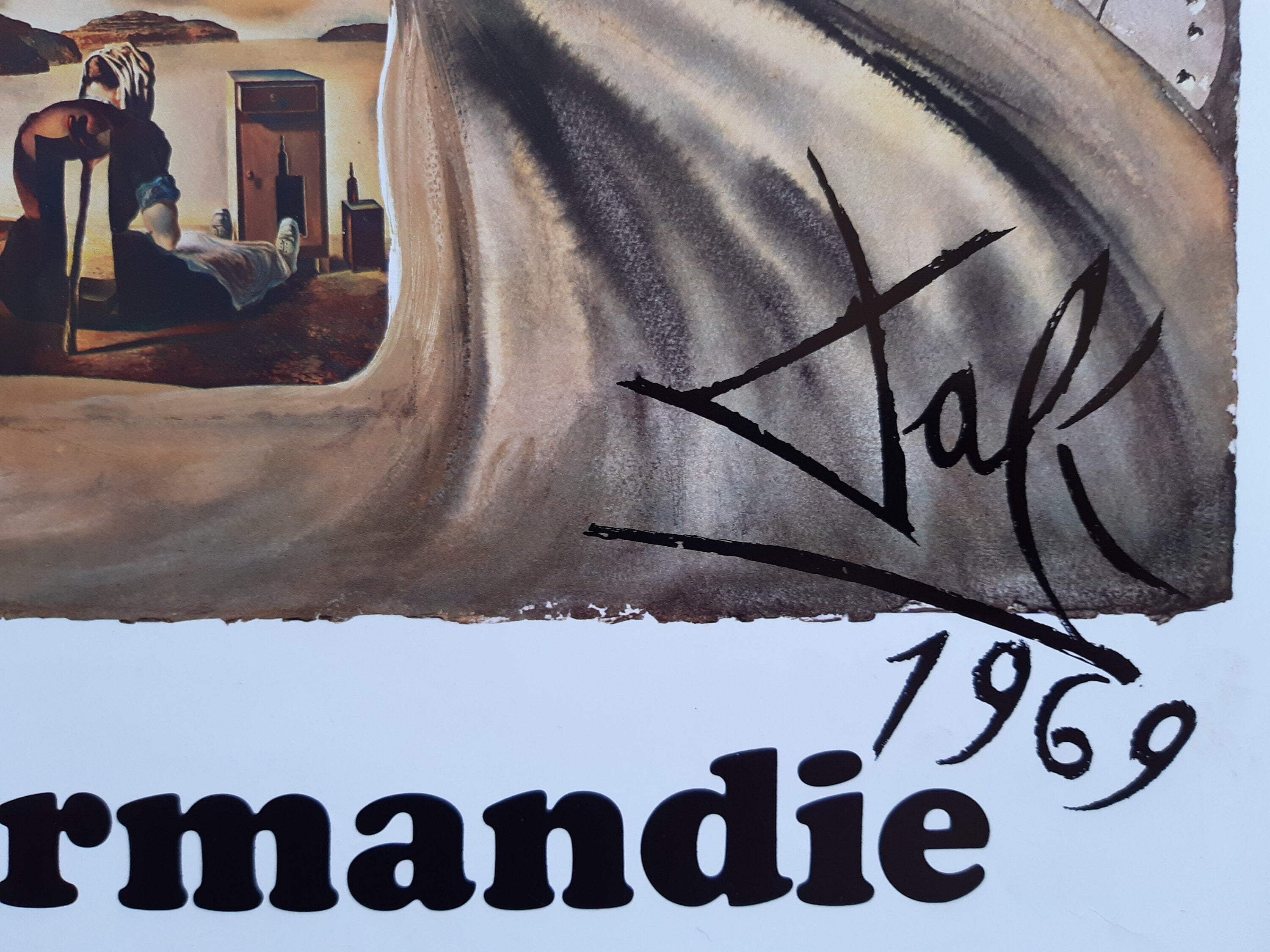Dalí Original Reiseplakat – 36,5×60 cm